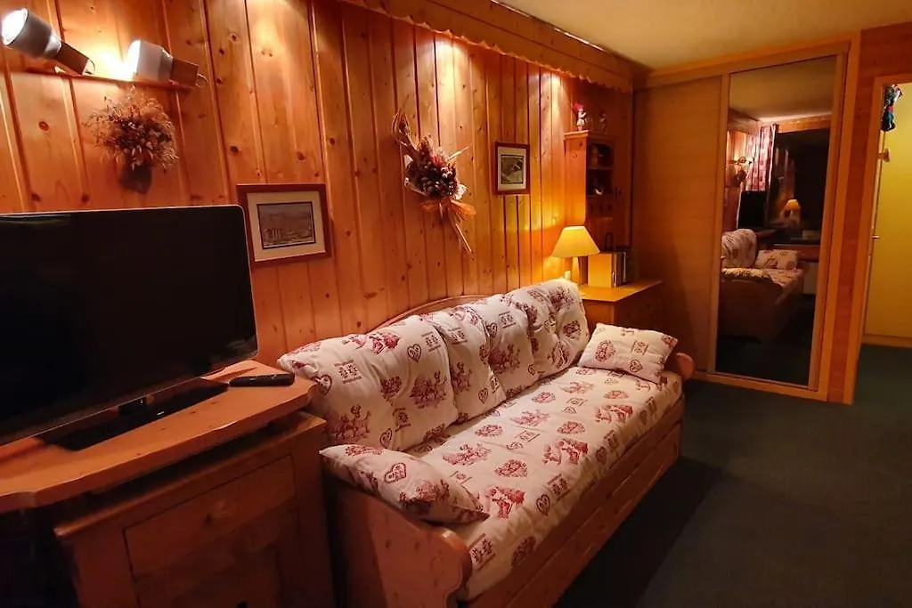 شقة Appartement Residence Chanteneige Les Menuires Centre Croisette Au Pieds Des Pistes سان-مارتن-دي-بيفيل